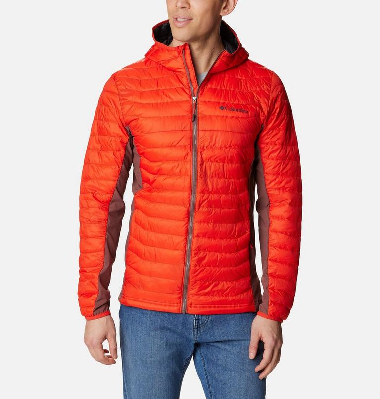 Powder Pass Hooded Jacket, Color: Spicy, Light Raisin, image 1