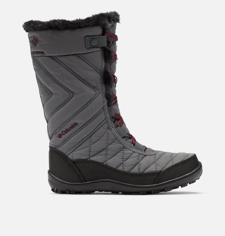 Bota de nieve impermeable Minx Mid III WP Omni-Heat para Jóvenes, Color: Graphite, Epic Plum, image 1