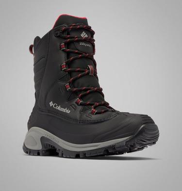 Men’s Bugaboot III Boot, Color: Black, Bright Red, image 3
