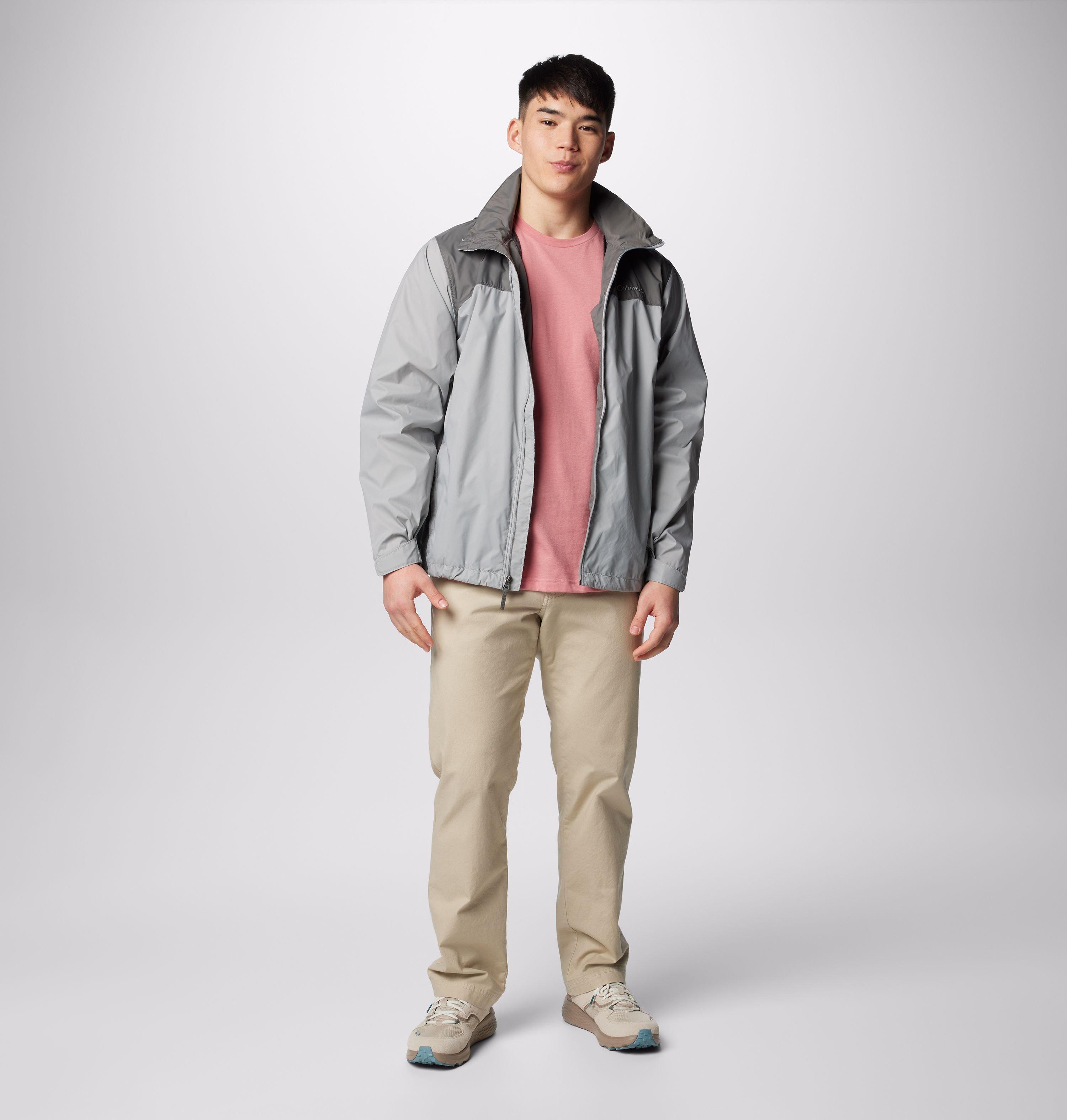 Columbia Heren Flex ROC Wandelbroek - Comfortabele Outdoor Broek In Fossil Kleur, 98% Katoenmix Met Veel Zakken