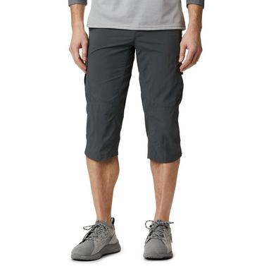Men's Silver Ridge II Capri Trousers, Color: Grill, image 3