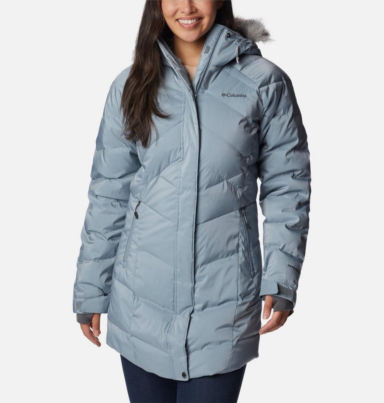 Women’s Lay D Down II Mid Jacket, Color: Tradewinds Grey Sheen, image 1
