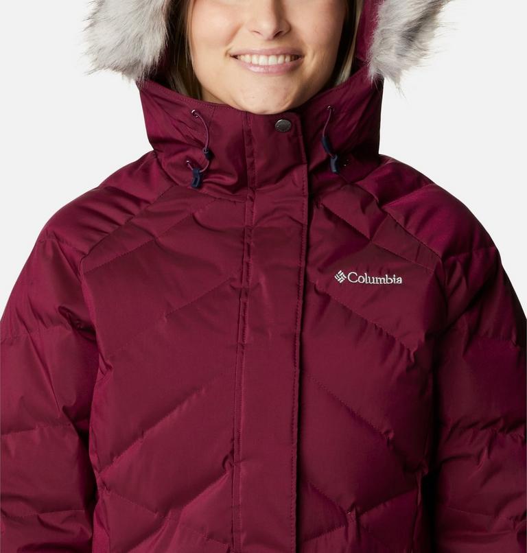 Women&rsquo;s Lay D Down II Mid Jacket, Color: Marionberry Sheen, image 4