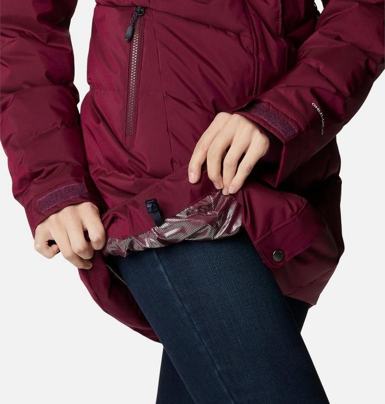 Women&rsquo;s Lay D Down II Mid Jacket, Color: Marionberry Sheen, image 9