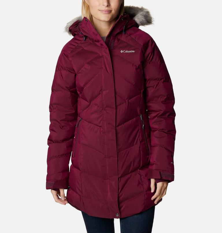 Women&rsquo;s Lay D Down II Mid Jacket, Color: Marionberry Sheen, image 1