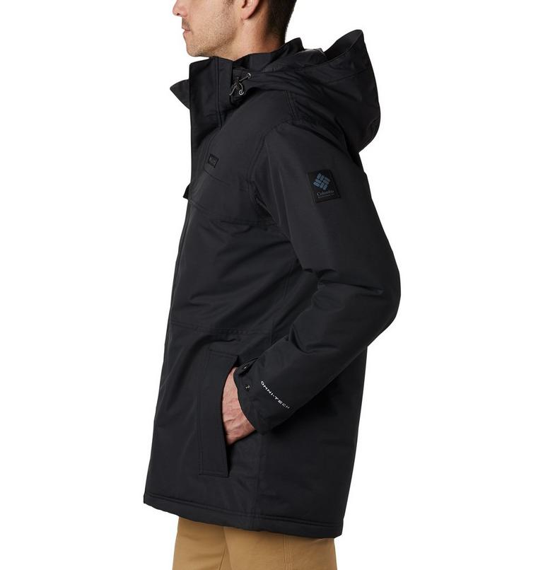 Men's Rugged Path Parka, Color: Black, image 3
