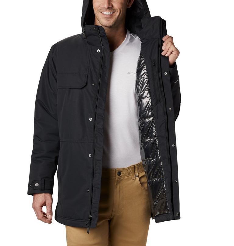 Men's Rugged Path Parka, Color: Black, image 6