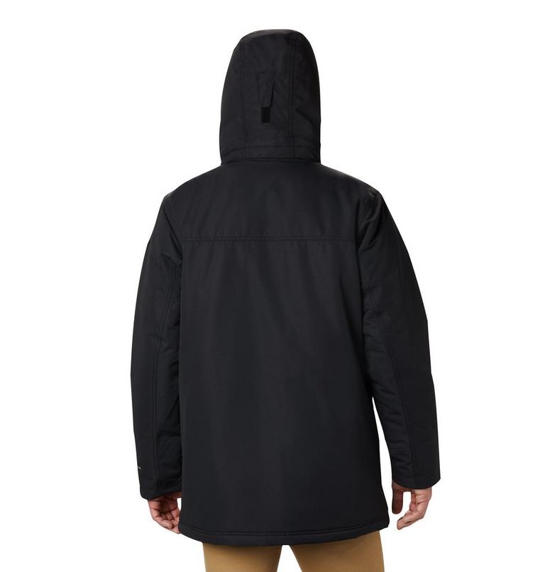 Men's Rugged Path Parka, Color: Black, image 2