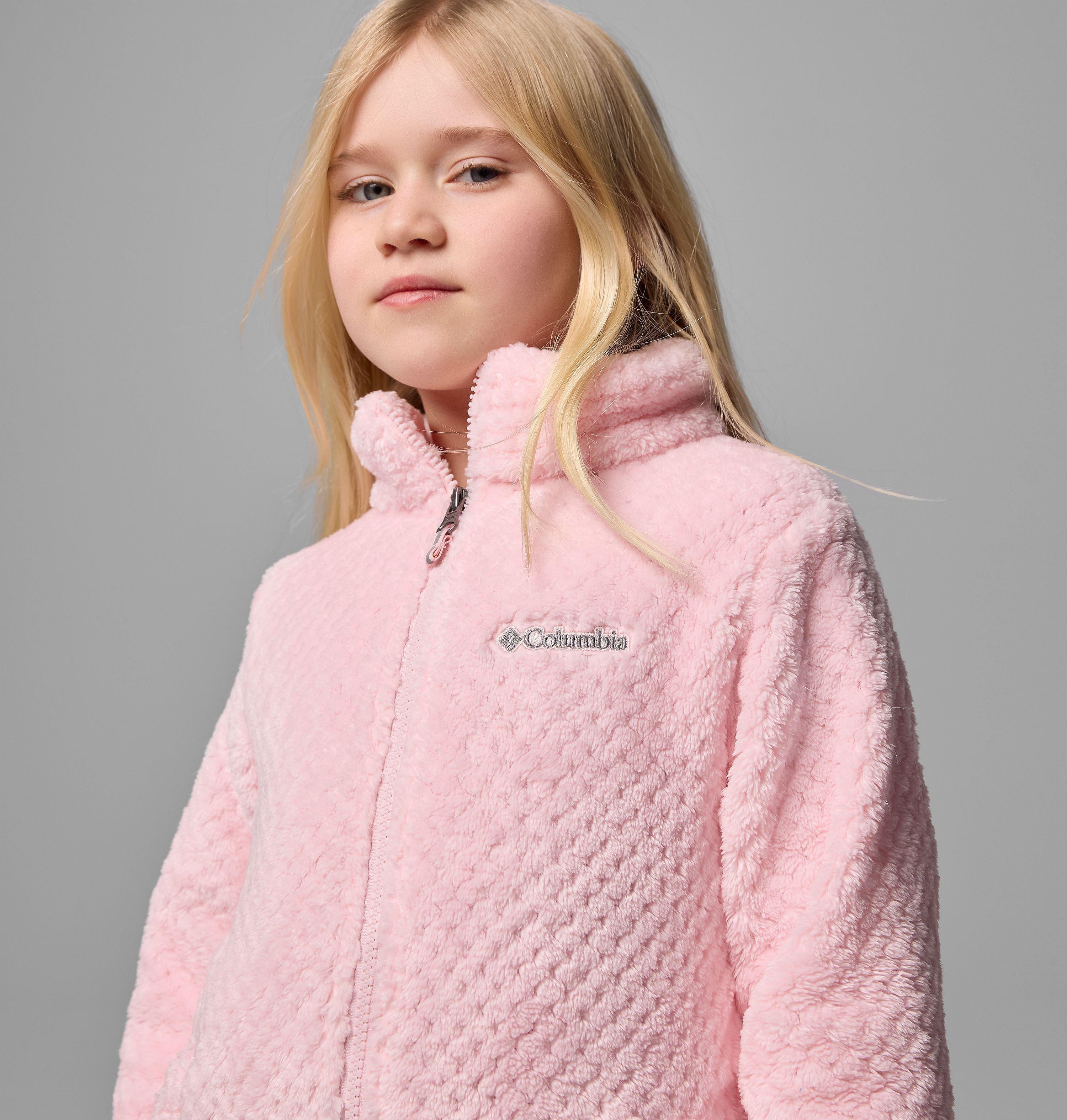 Girls' Fire Side Sherpa Jacket | 608 | XXS 4