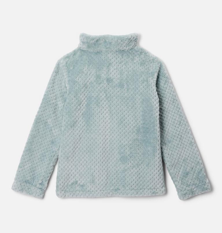 Girls' Fire Side Sherpa Fleece Jacket, Color: Crushed Blue, image 2