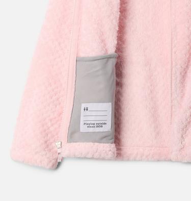 Youth Fire Side Fleece Jacket , Color: Satin Pink, image 12