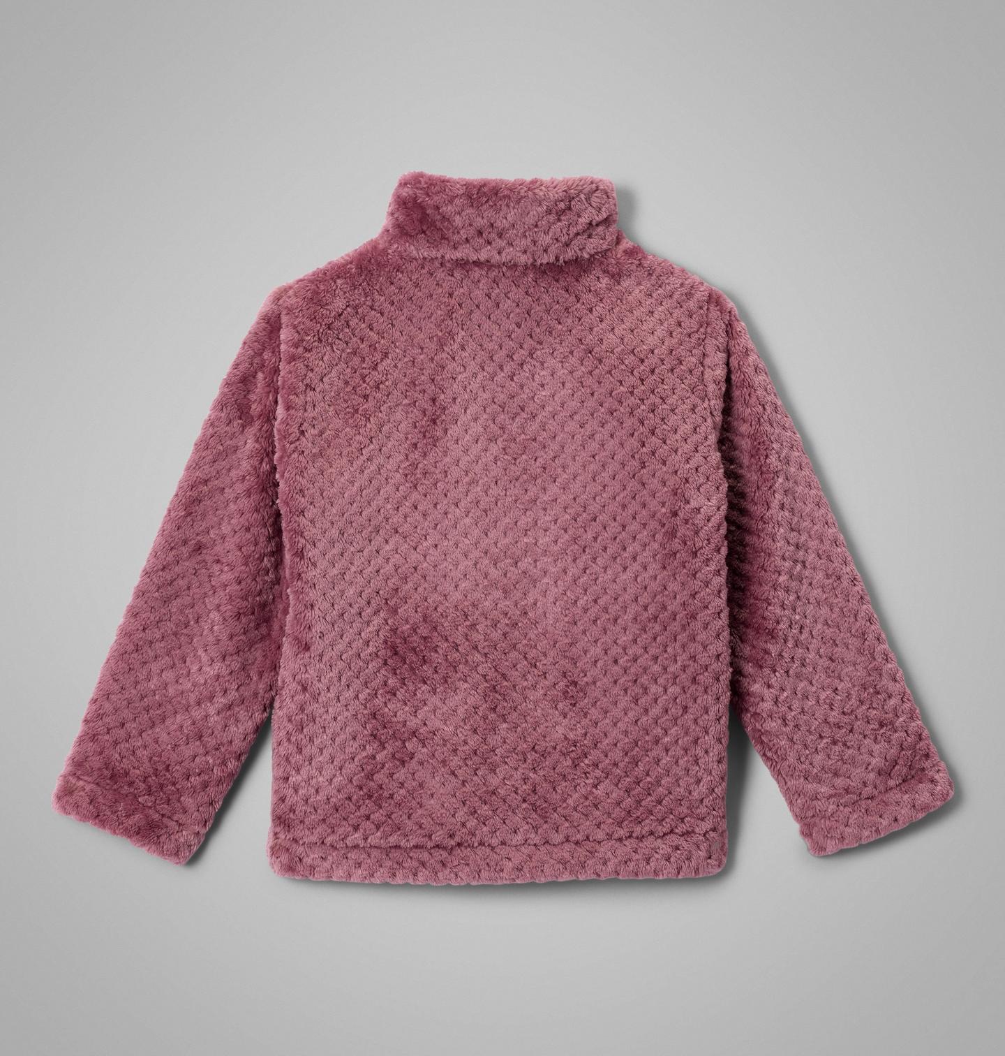 Детская куртка Columbia Fire Side из шерпы на молнии для малышей, цвет: Состаренный розовато-лиловый — фото 2