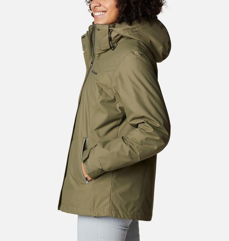 Women's Bugaboo II Fleece 3-in-1 Waterproof Jacket - 2023 COLLECTION, Color: Stone Green, image 3