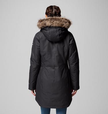 Women's Suttle Mountain Long Synthetic Down Parka, Color: Black, image 3