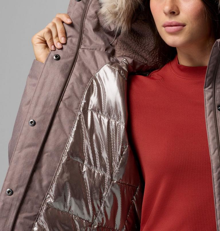 Women's Suttle Mountain Long Synthetic Down Parka, Color: Iron, image 6