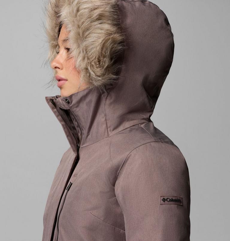 Women's Suttle Mountain Long Synthetic Down Parka, Color: Iron, image 8