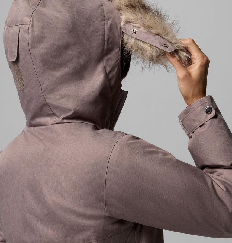 Women's Suttle Mountain Long Synthetic Down Parka, Color: Iron, image 9