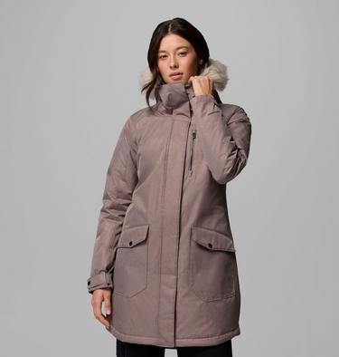 Women's Suttle Mountain Long Synthetic Down Parka, Color: Iron, image 1