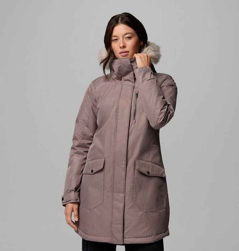 Women's Suttle Mountain Long Synthetic Down Parka, Color: Iron, image 1