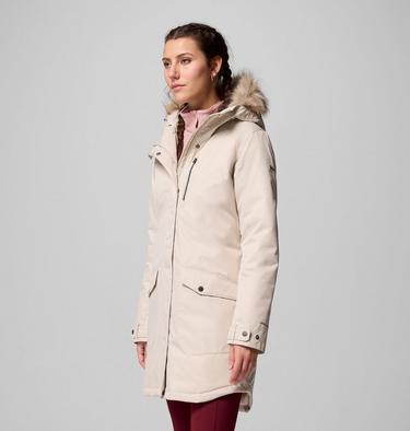 Women's Suttle Mountain Long Synthetic Down Parka, Color: Dark Stone, image 4