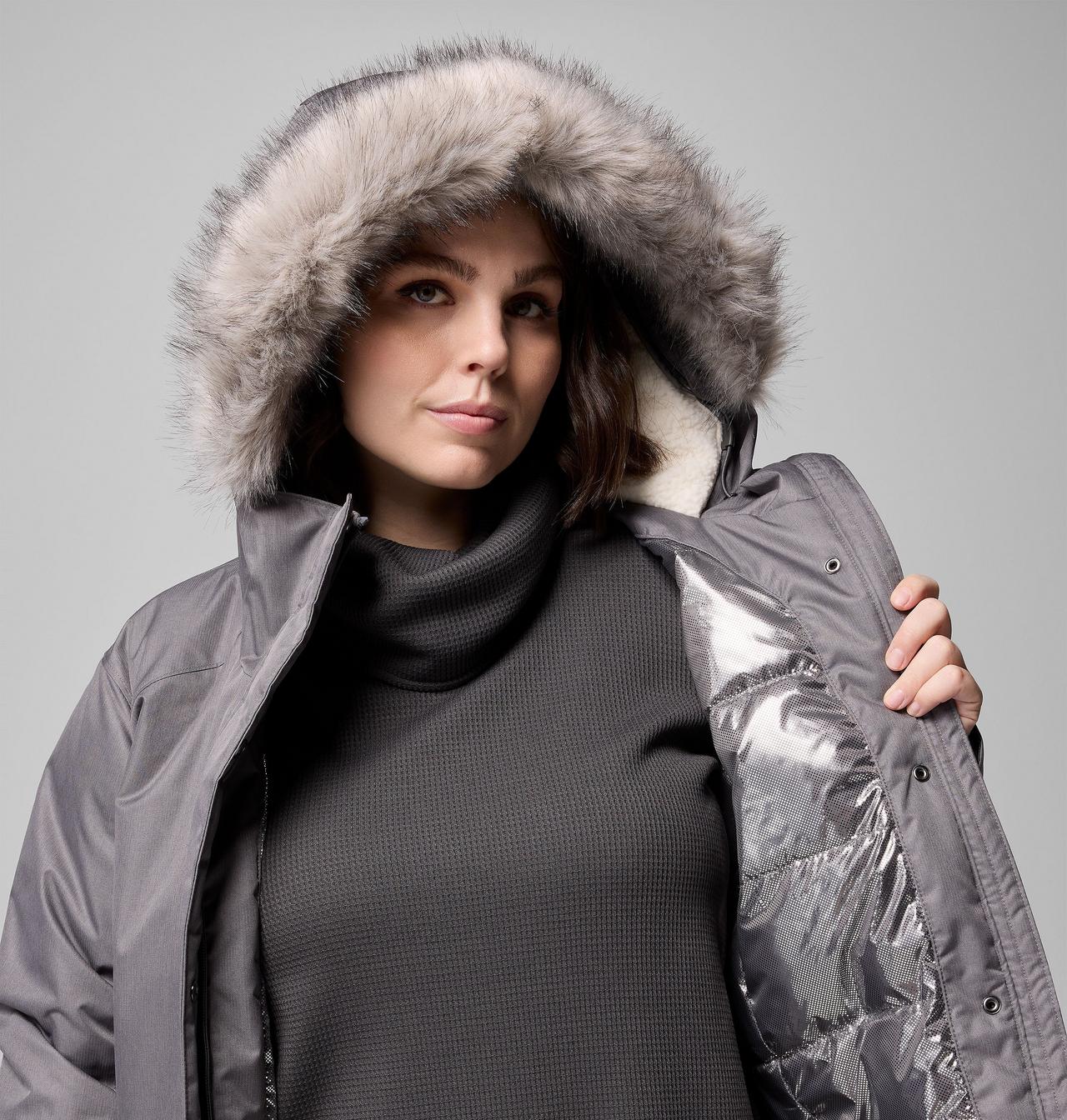 Women's Suttle Mountain™ Long Insulated Jacket - Plus Size | 025 | 3X 5