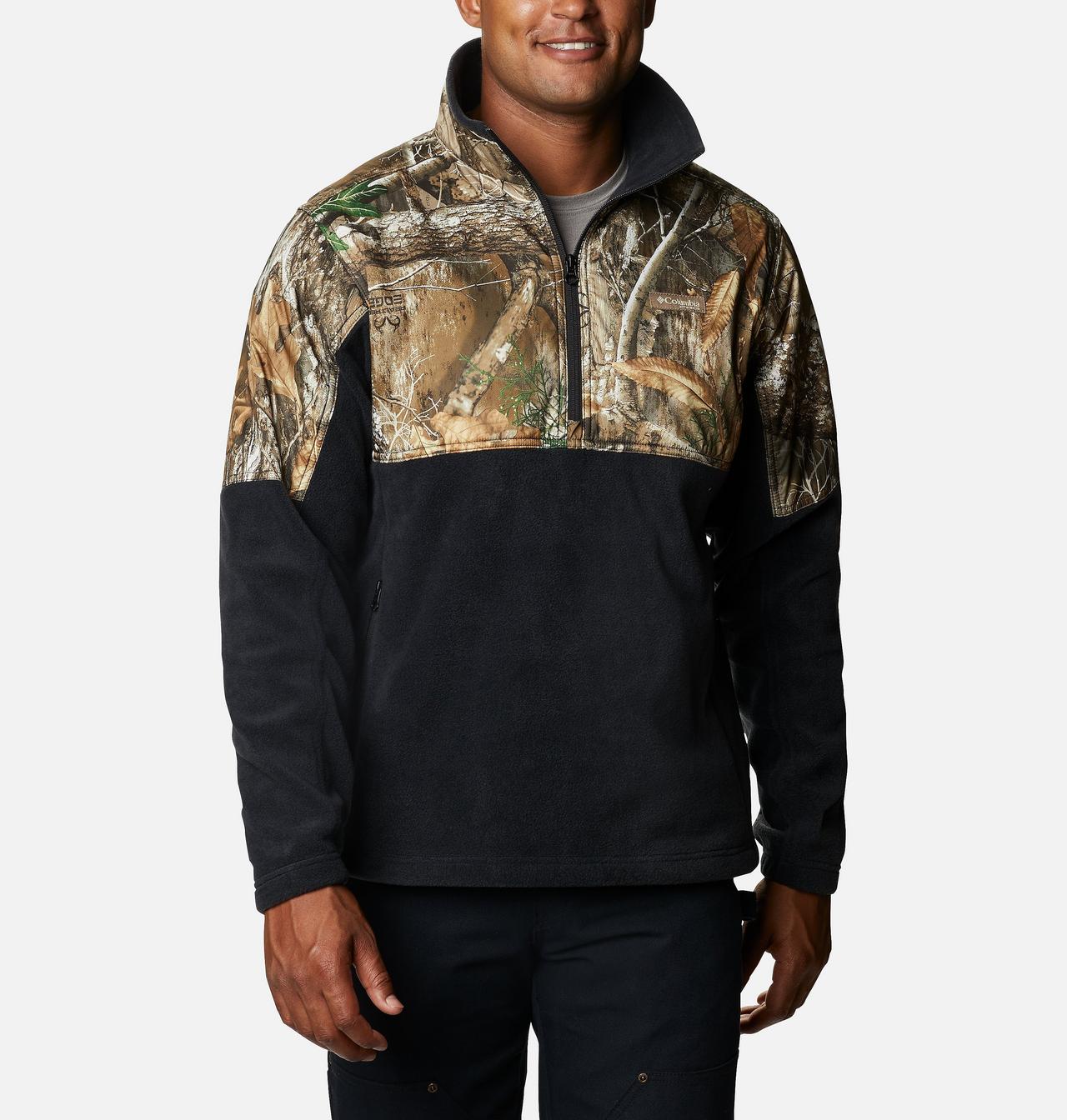 Men’s PHG™ Fleece Overlay 1/4 Zip Pullover 1