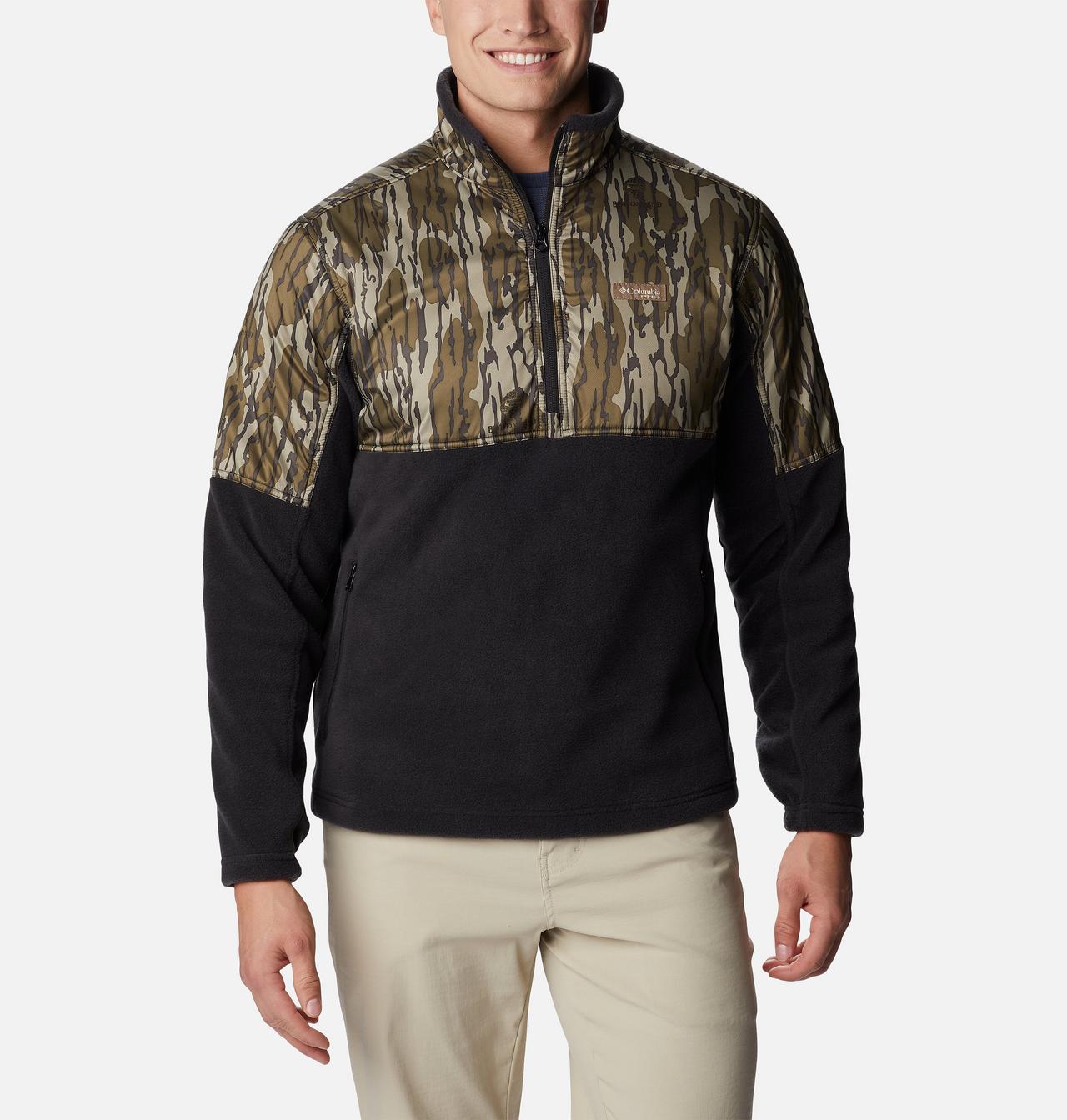 Men’s PHG™ Fleece Overlay 1/4 Zip Pullover 1