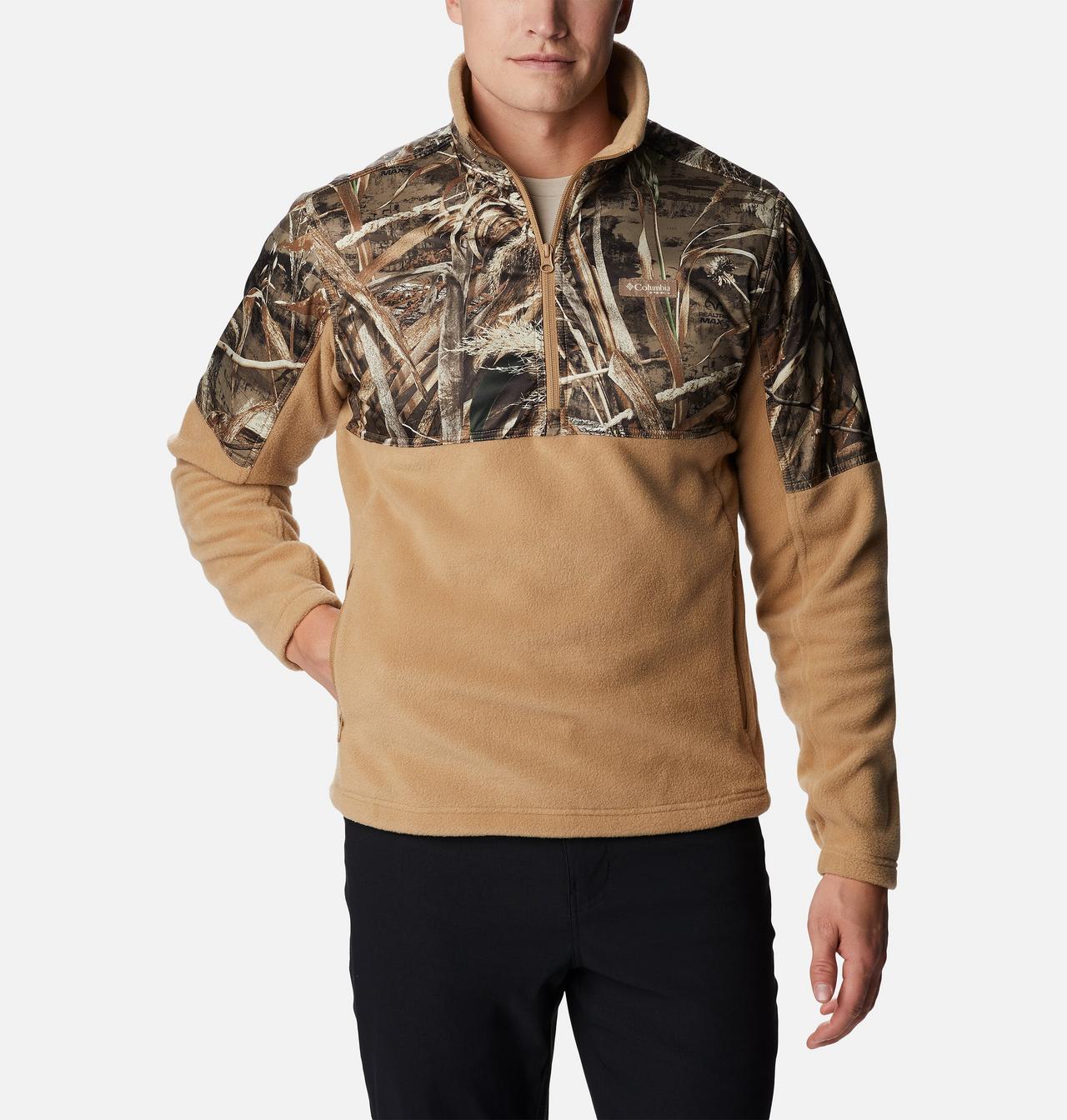 Men’s PHG™ Fleece Overlay 1/4 Zip Pullover 1