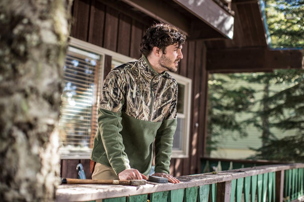 Men’s PHG™ Fleece Overlay 1/4 Zip Pullover 4