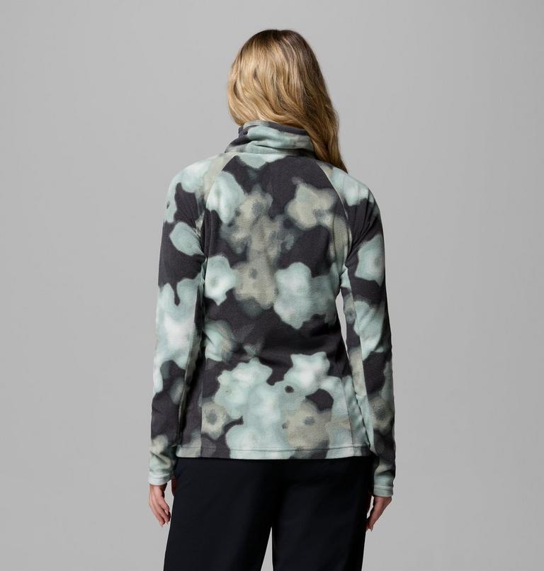 Polaire Demi-Zip &agrave; Imprim&eacute; Glacial IV Femme, Color: Sedona Sage Dyeflower, image 3