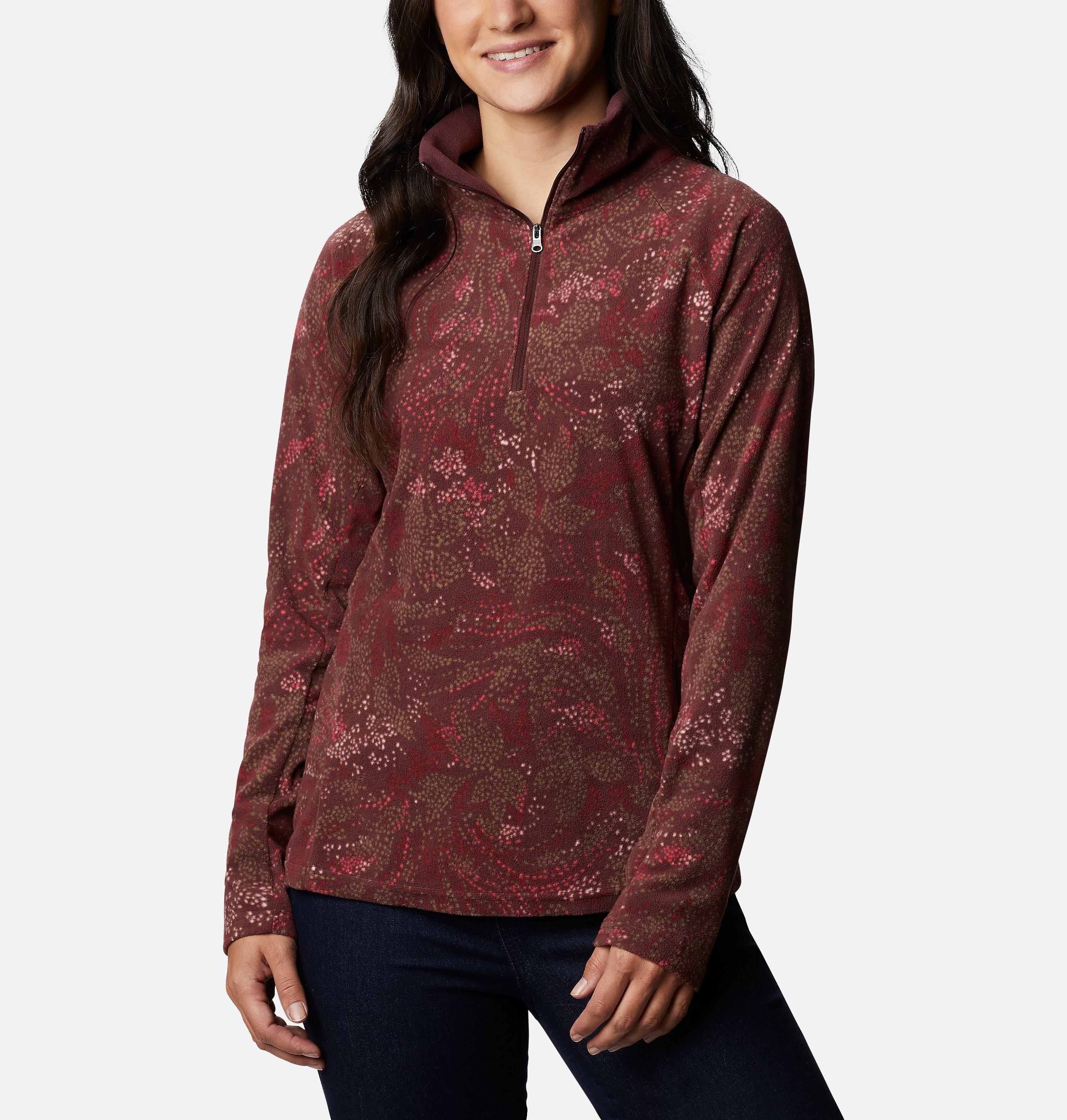 Women's Glacial IV Print Half Zip Pullover 1