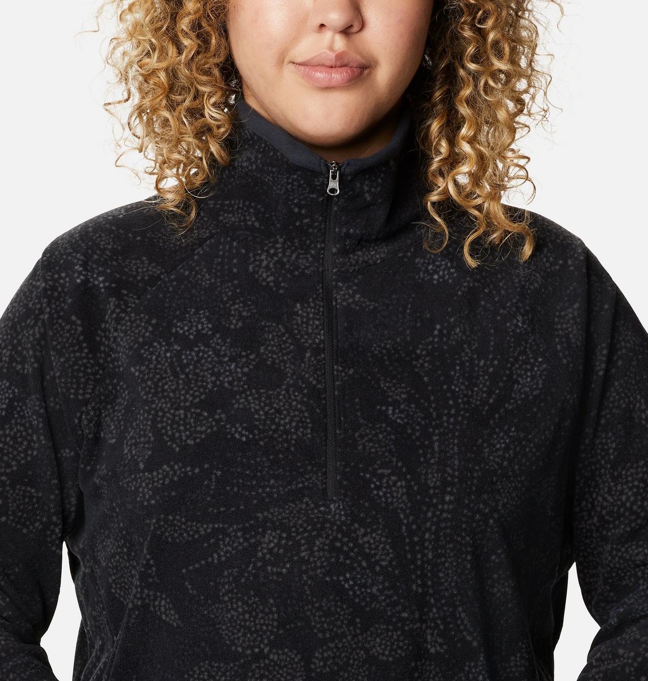 Women's Glacial™ IV Print Half Zip Pullover - Plus Size 4