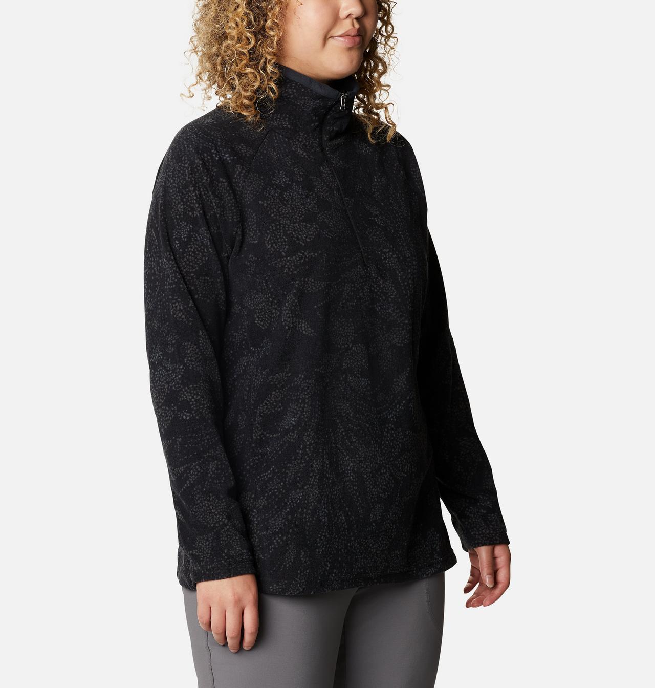 Women's Glacial™ IV Print Half Zip Pullover - Plus Size 5