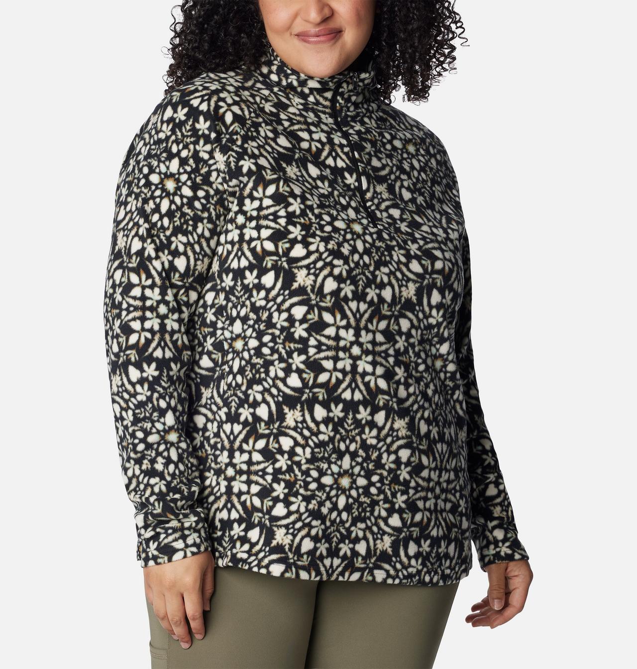 Women's Glacial™ IV Print Half Zip Pullover - Plus Size 5