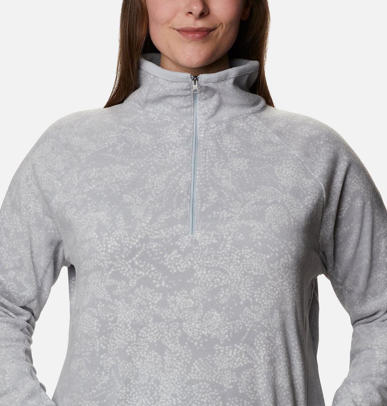 Women's Glacial™ IV Print Half Zip Pullover - Plus Size 4