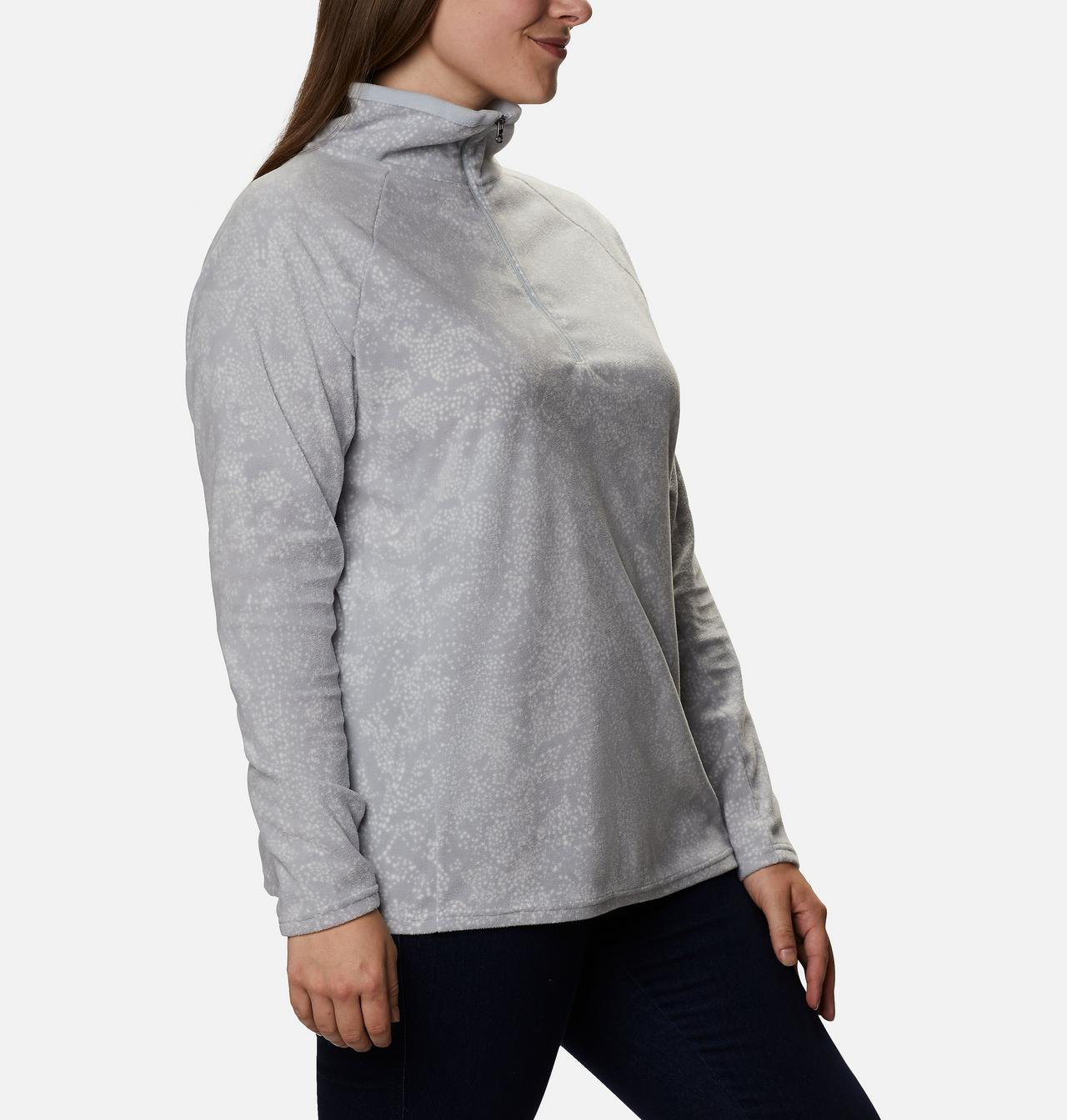 Women's Glacial™ IV Print Half Zip Pullover - Plus Size 5