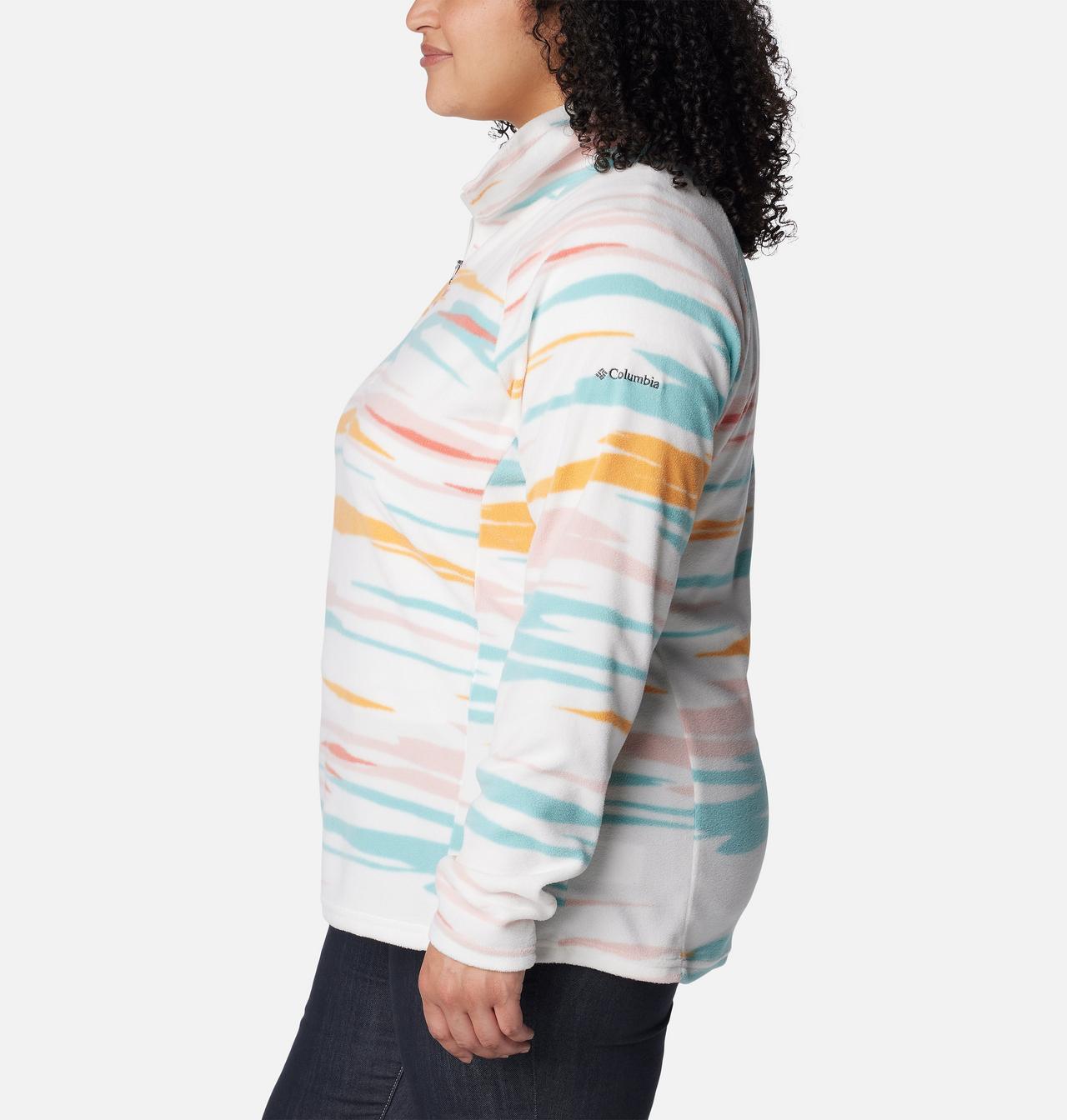 Women's Glacial™ IV Print Half Zip Pullover - Plus Size 3