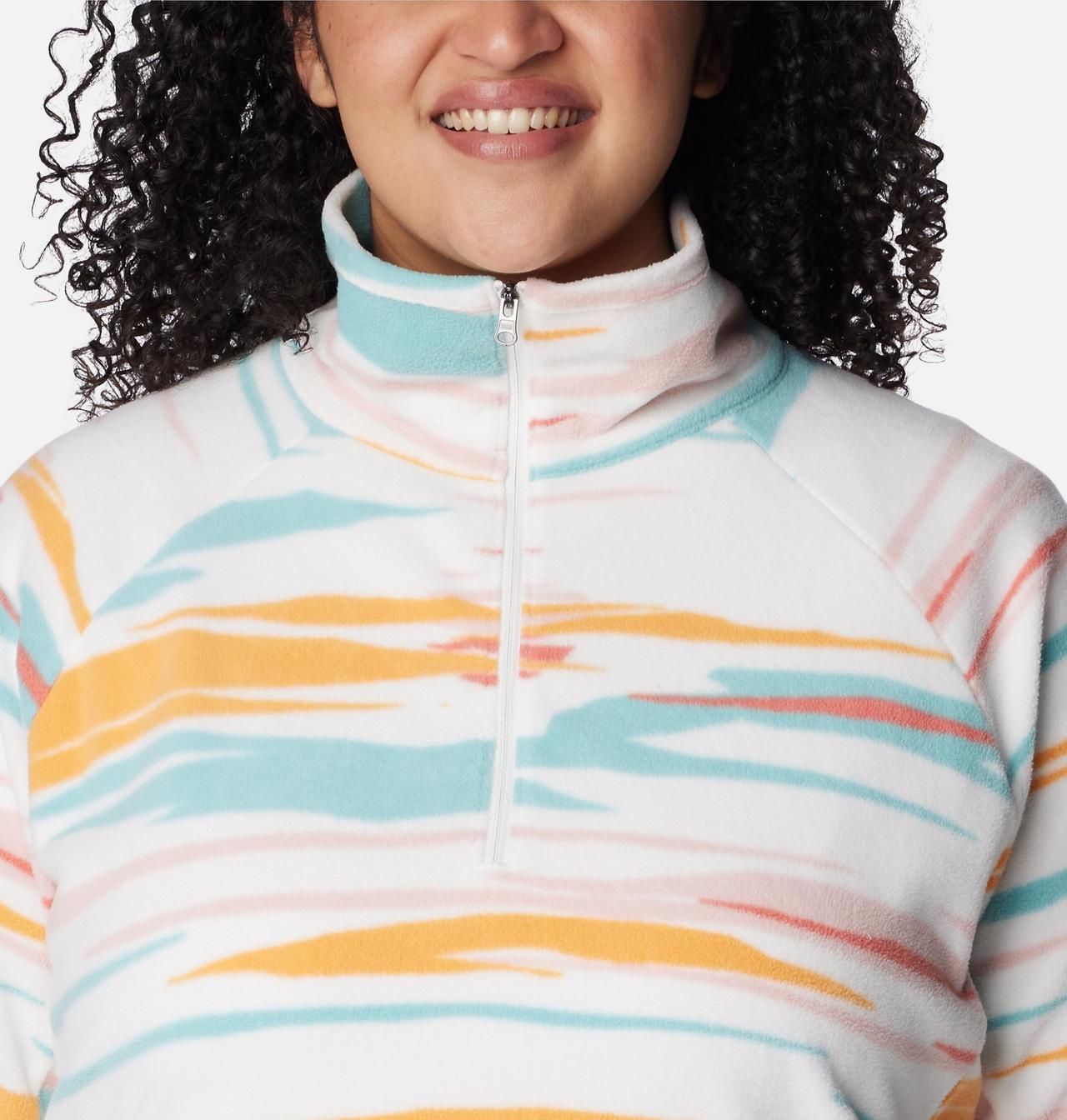 Women's Glacial™ IV Print Half Zip Pullover - Plus Size 4