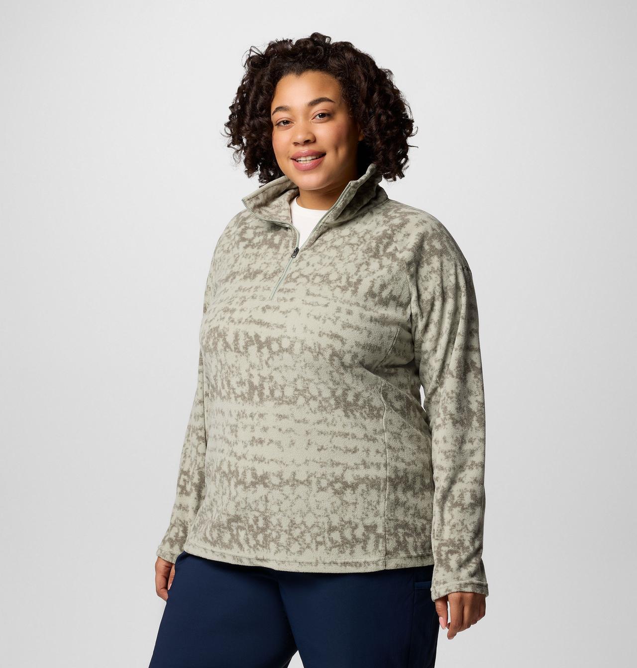 Chandail imprimé à demi-fermeture éclair Glacial™ IV Femme - Grandes tailles 3