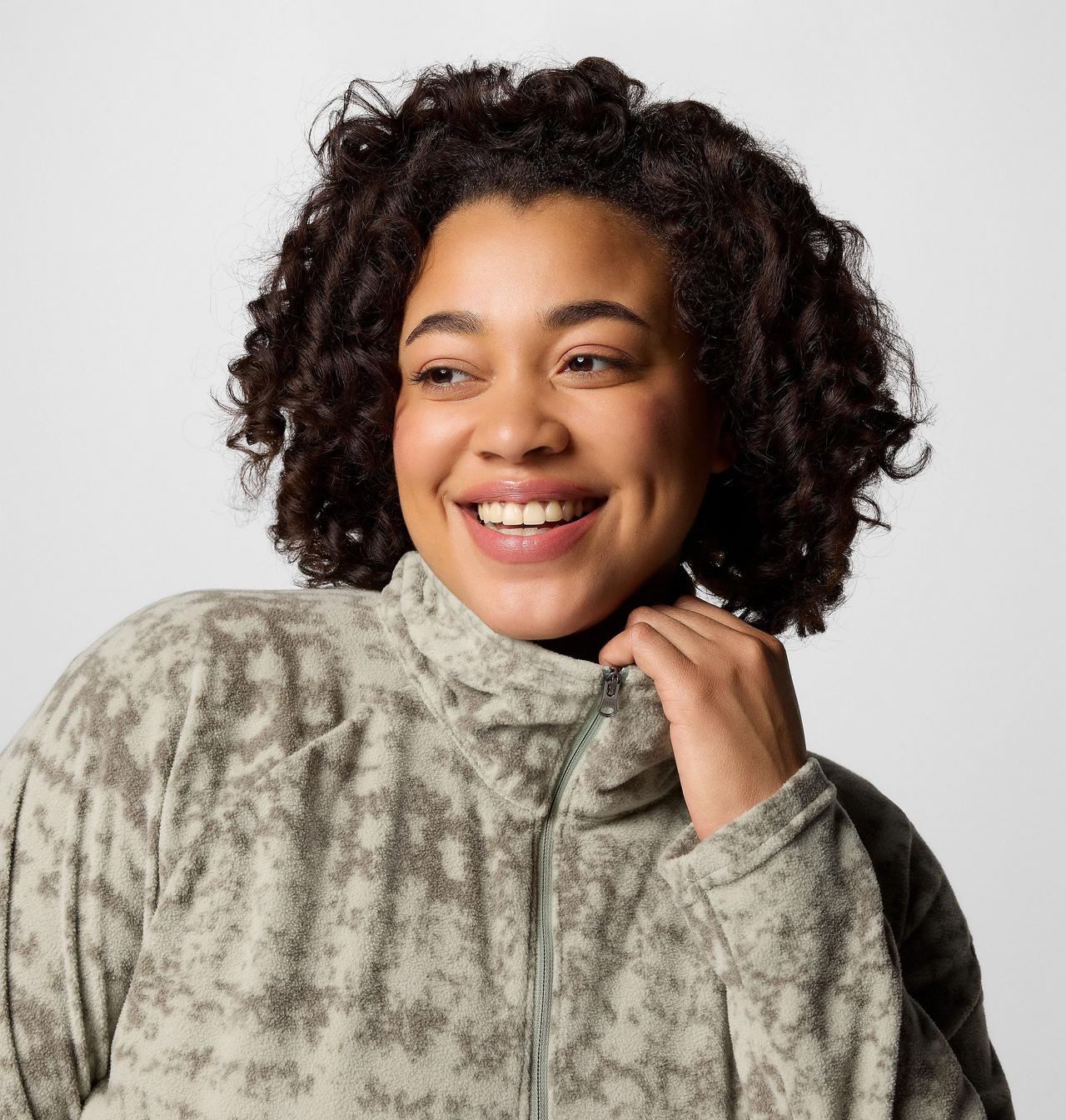 Chandail imprimé à demi-fermeture éclair Glacial™ IV Femme - Grandes tailles 4