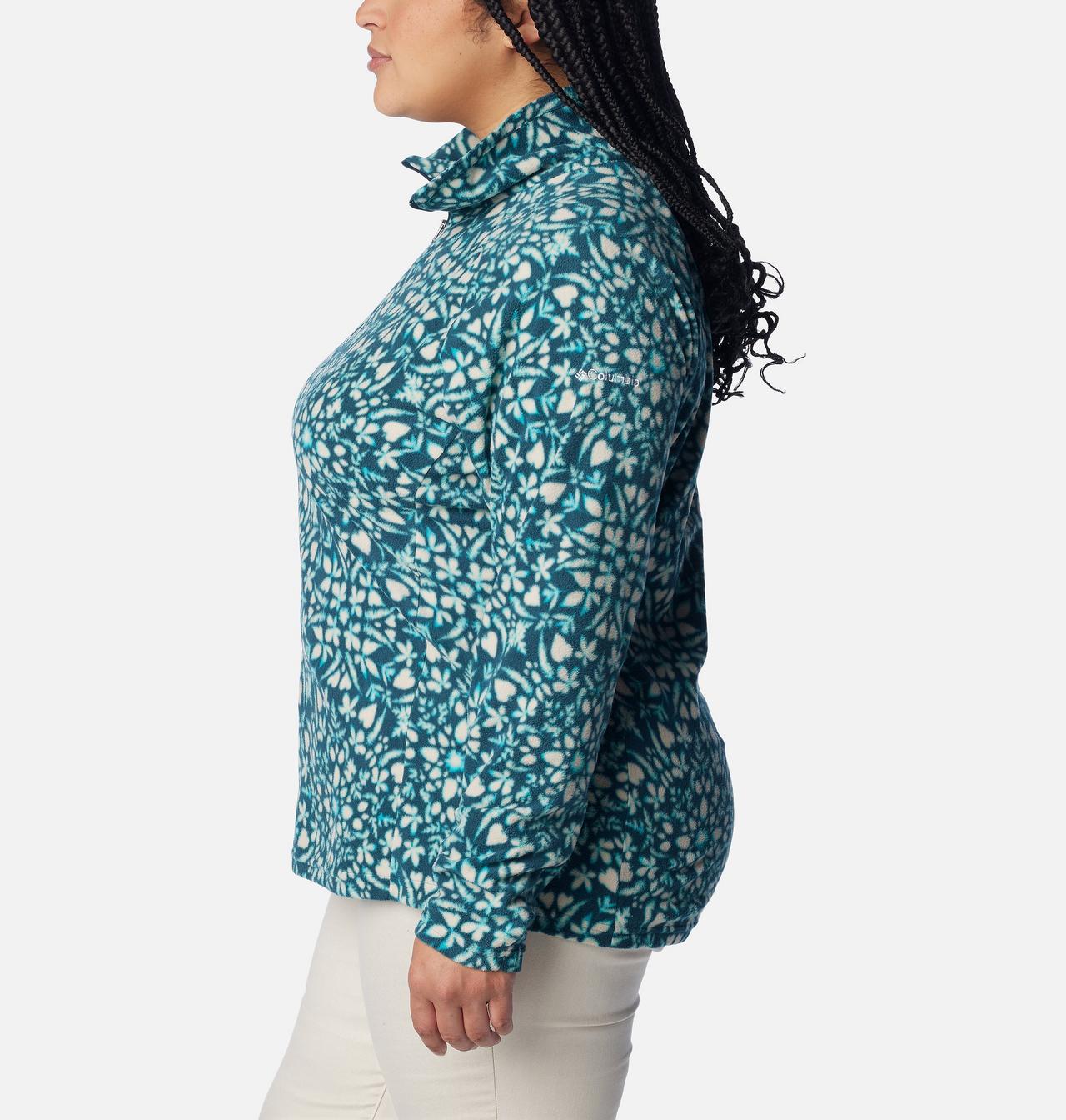 Women's Glacial™ IV Print Half Zip Pullover - Plus Size 3