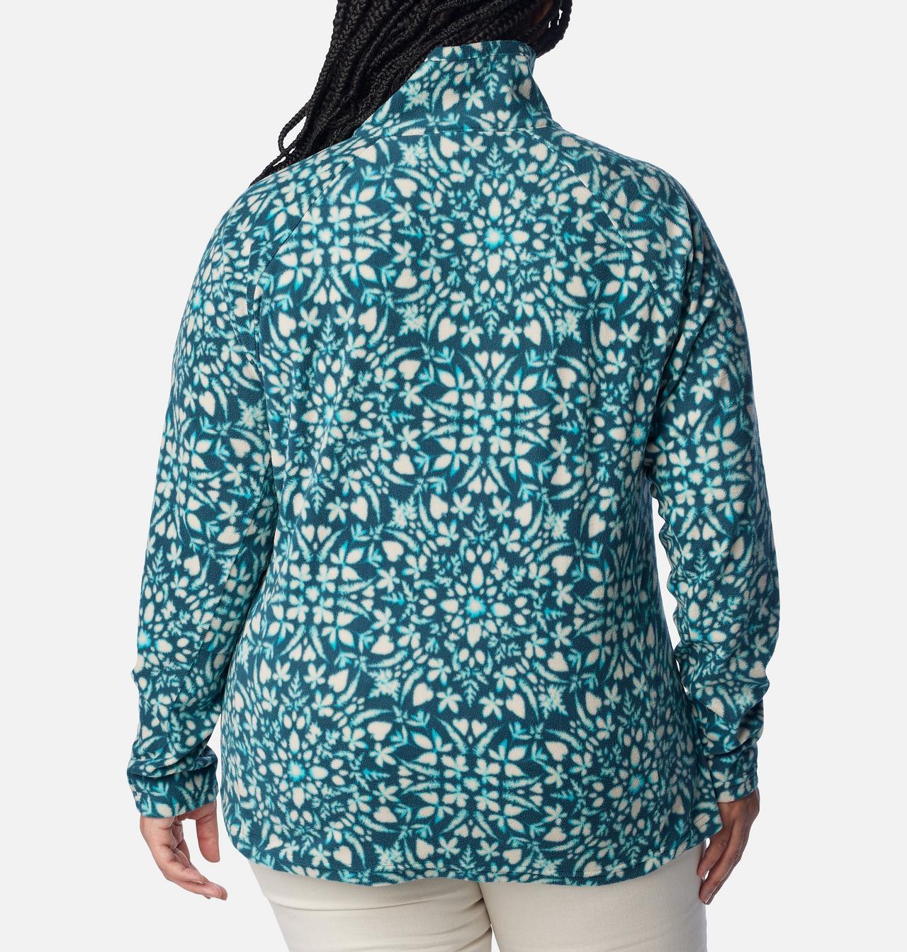 Women's Glacial™ IV Print Half Zip Pullover - Plus Size 2