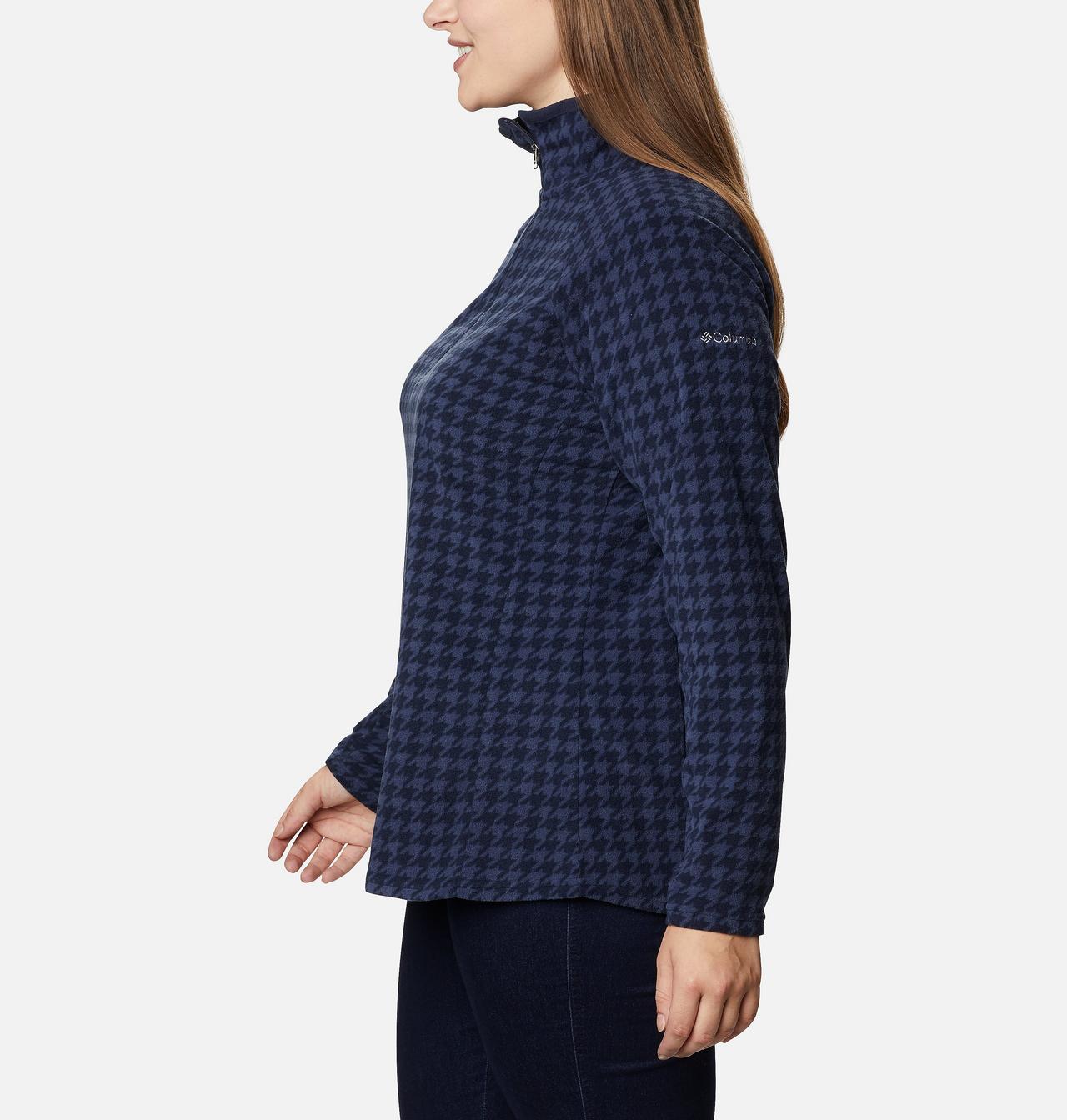 Women's Glacial™ IV Print Half Zip Pullover - Plus Size 3