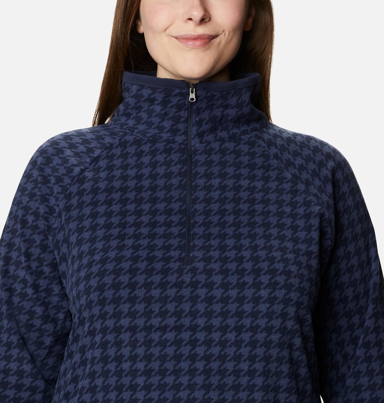 Women's Glacial™ IV Print Half Zip Pullover - Plus Size 4