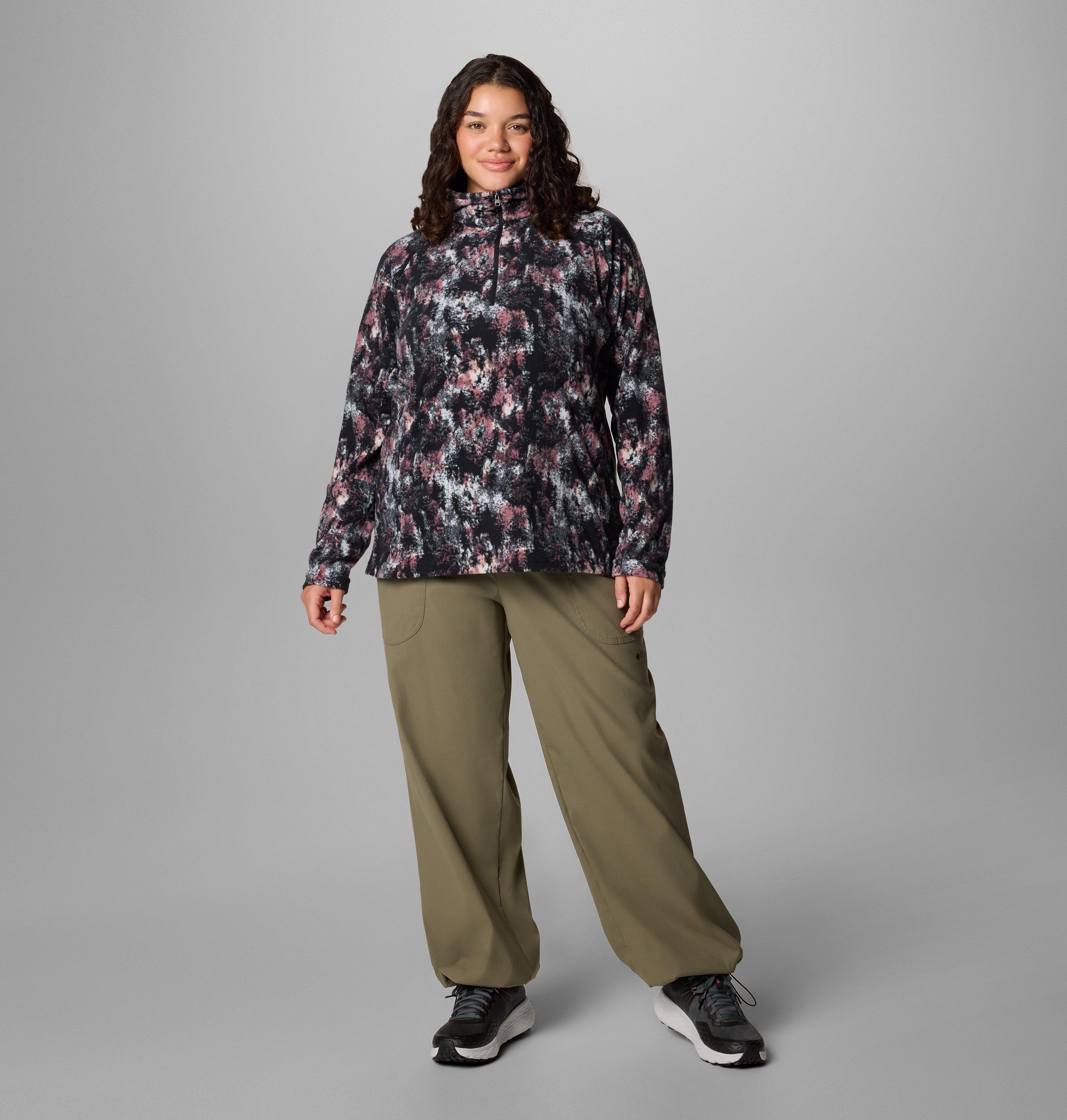 Women's Glacial IV Print Half Zip Pullover - Plus Size 3