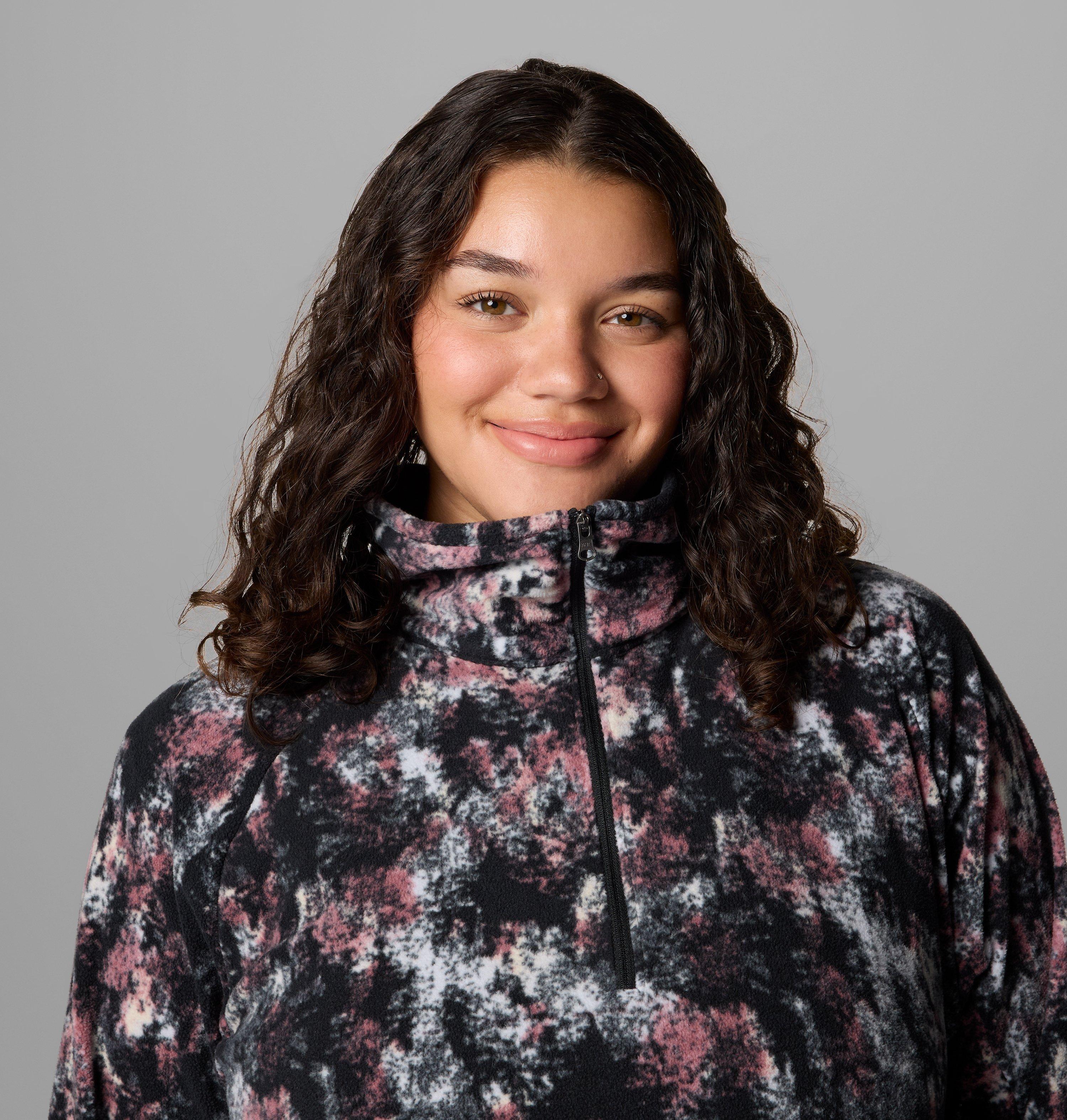 Women's Glacial IV Print Half Zip Pullover - Plus Size 5