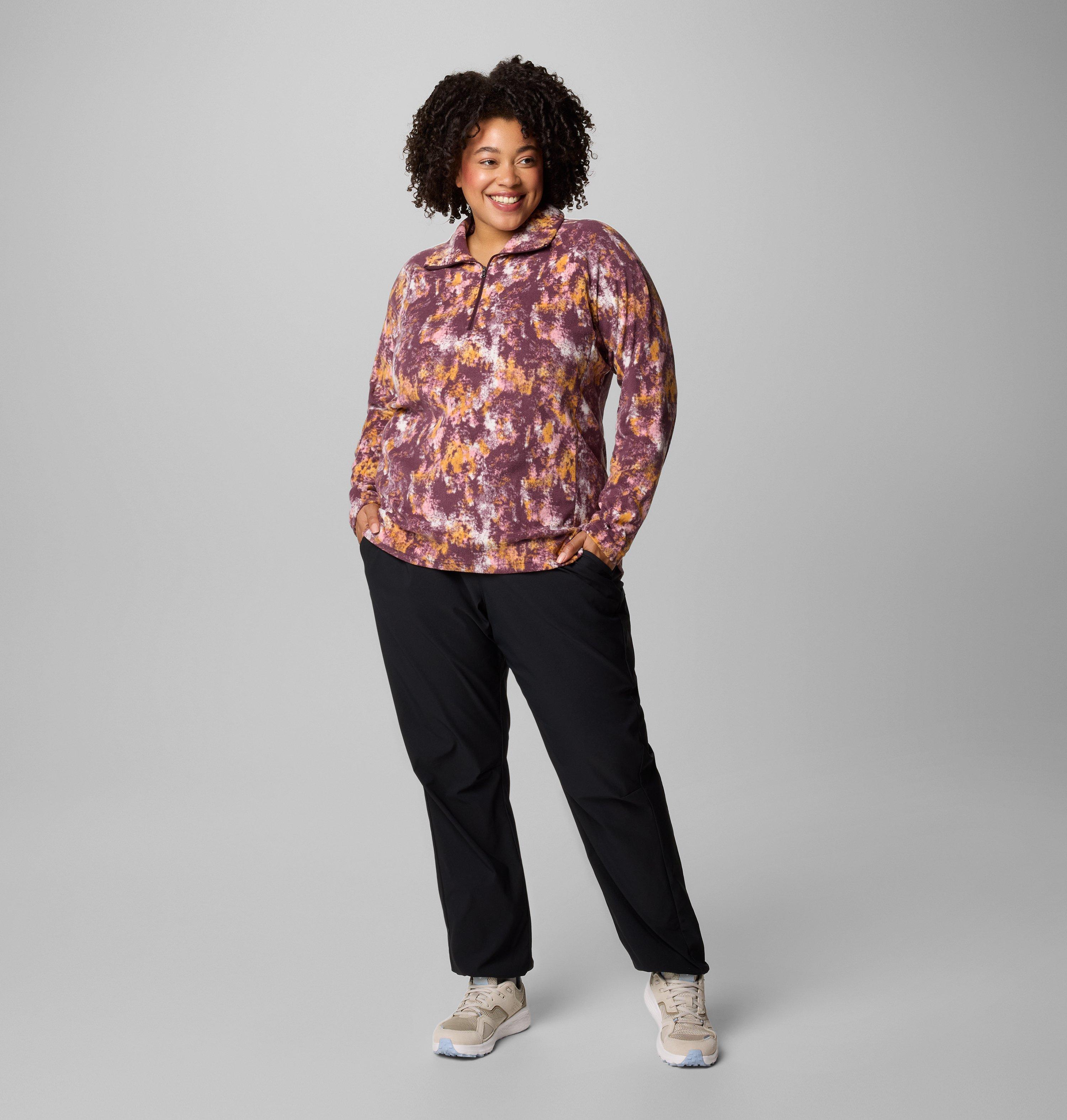 Women's Glacial IV Print Half Zip Pullover - Plus Size 3