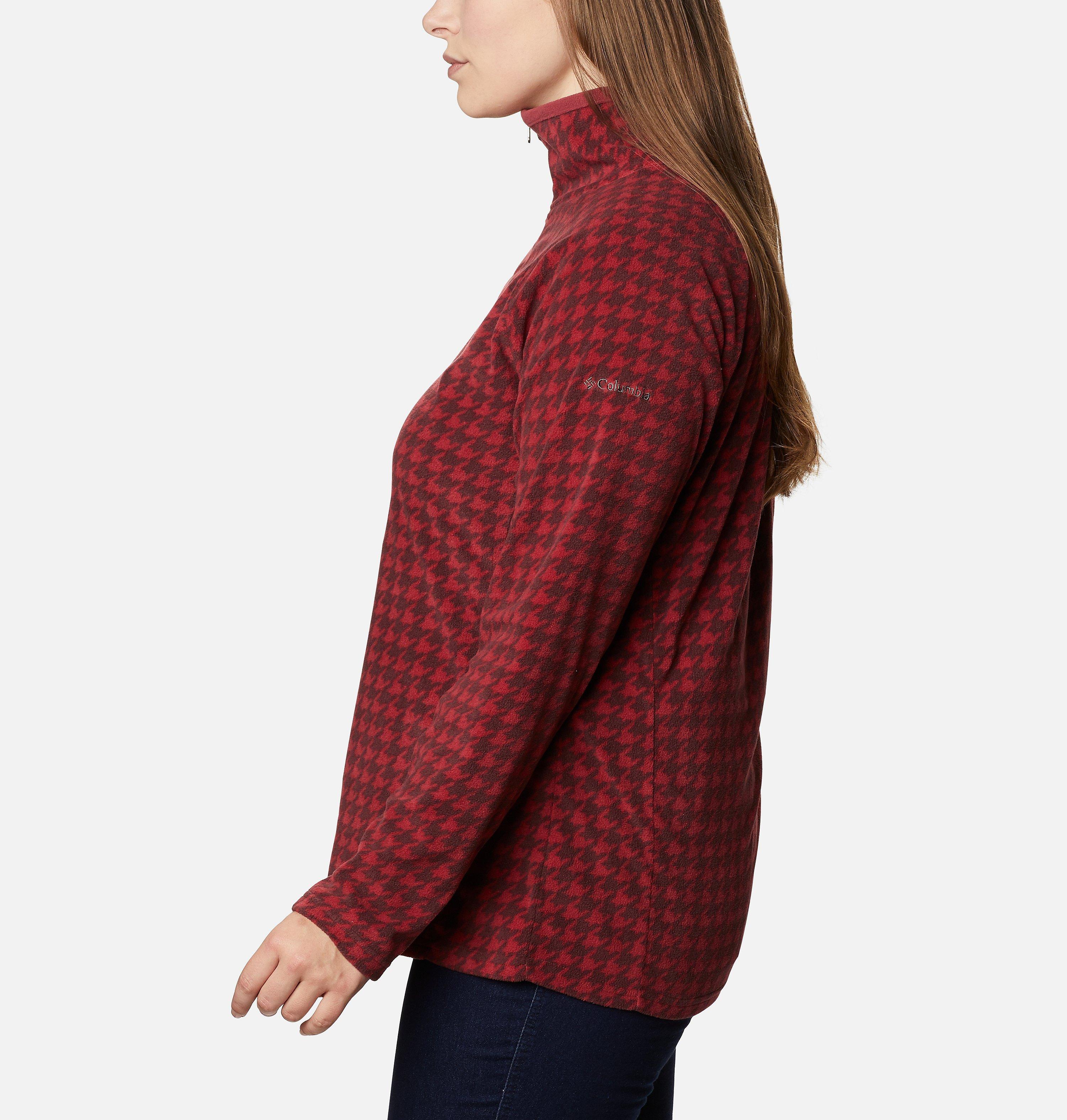 Women's Glacial IV Print Half Zip Pullover - Plus Size 3