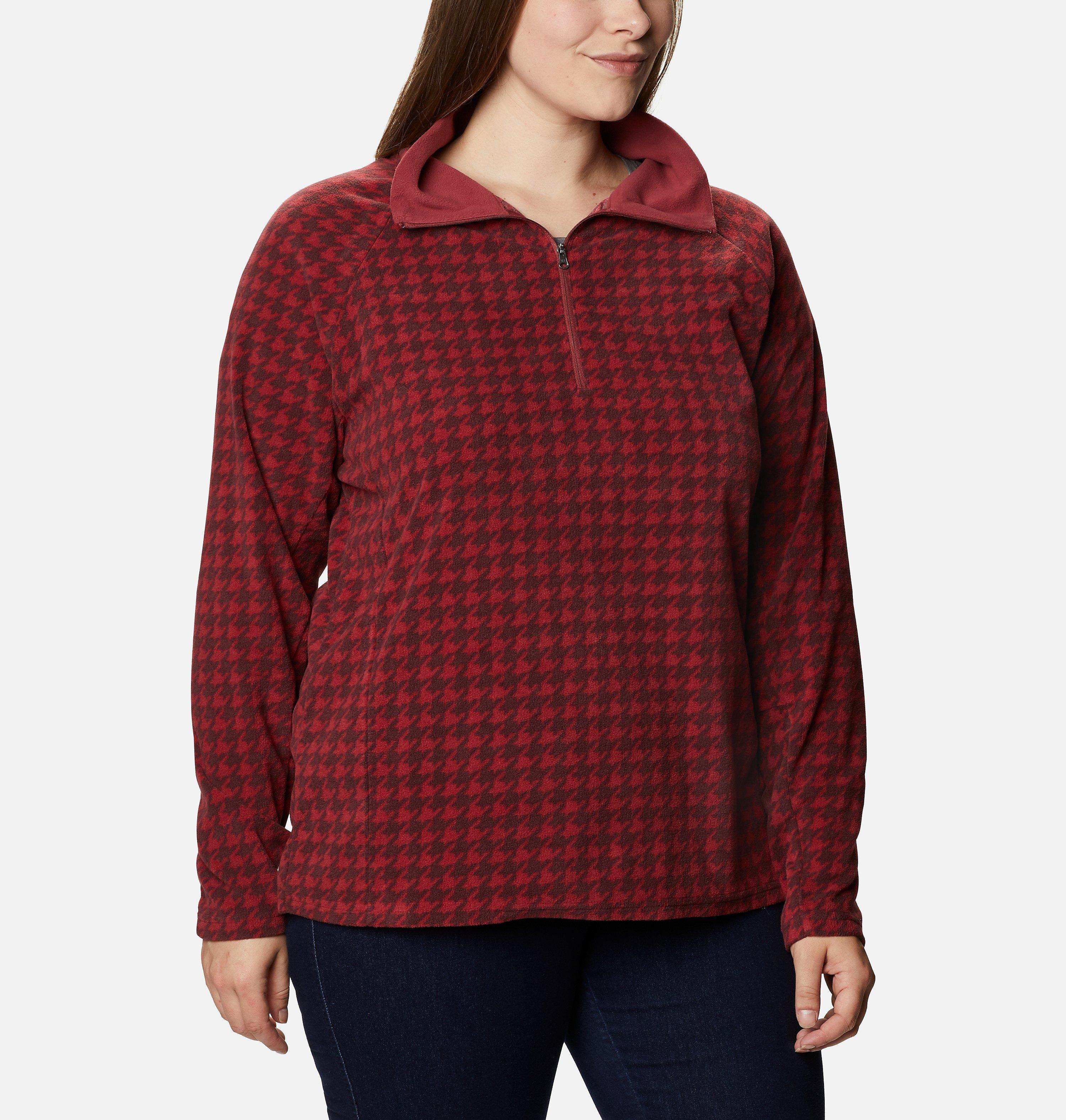 Women's Glacial IV Print Half Zip Pullover - Plus Size 5