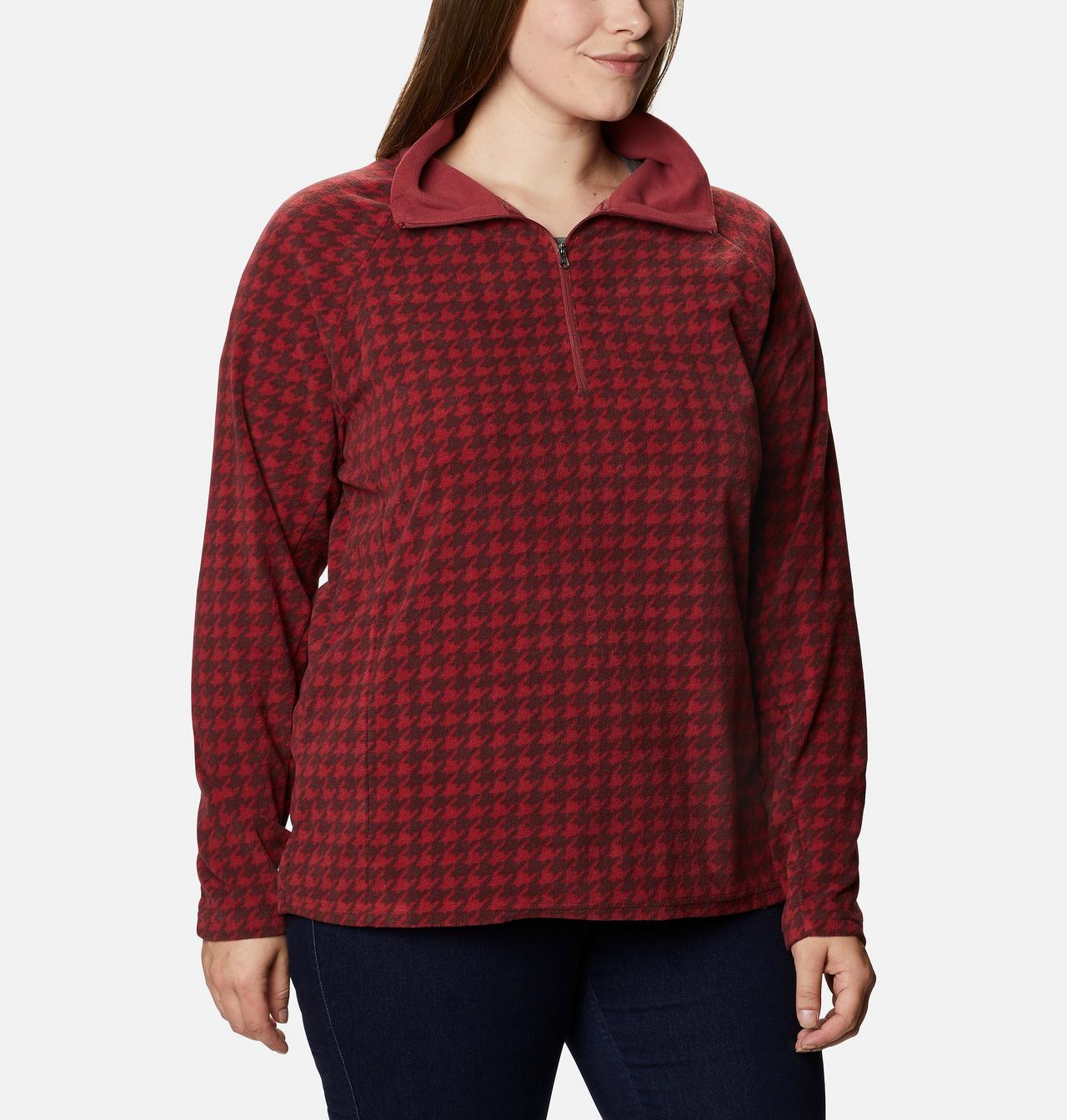 Women's Glacial™ IV Print Half Zip Pullover - Plus Size 5